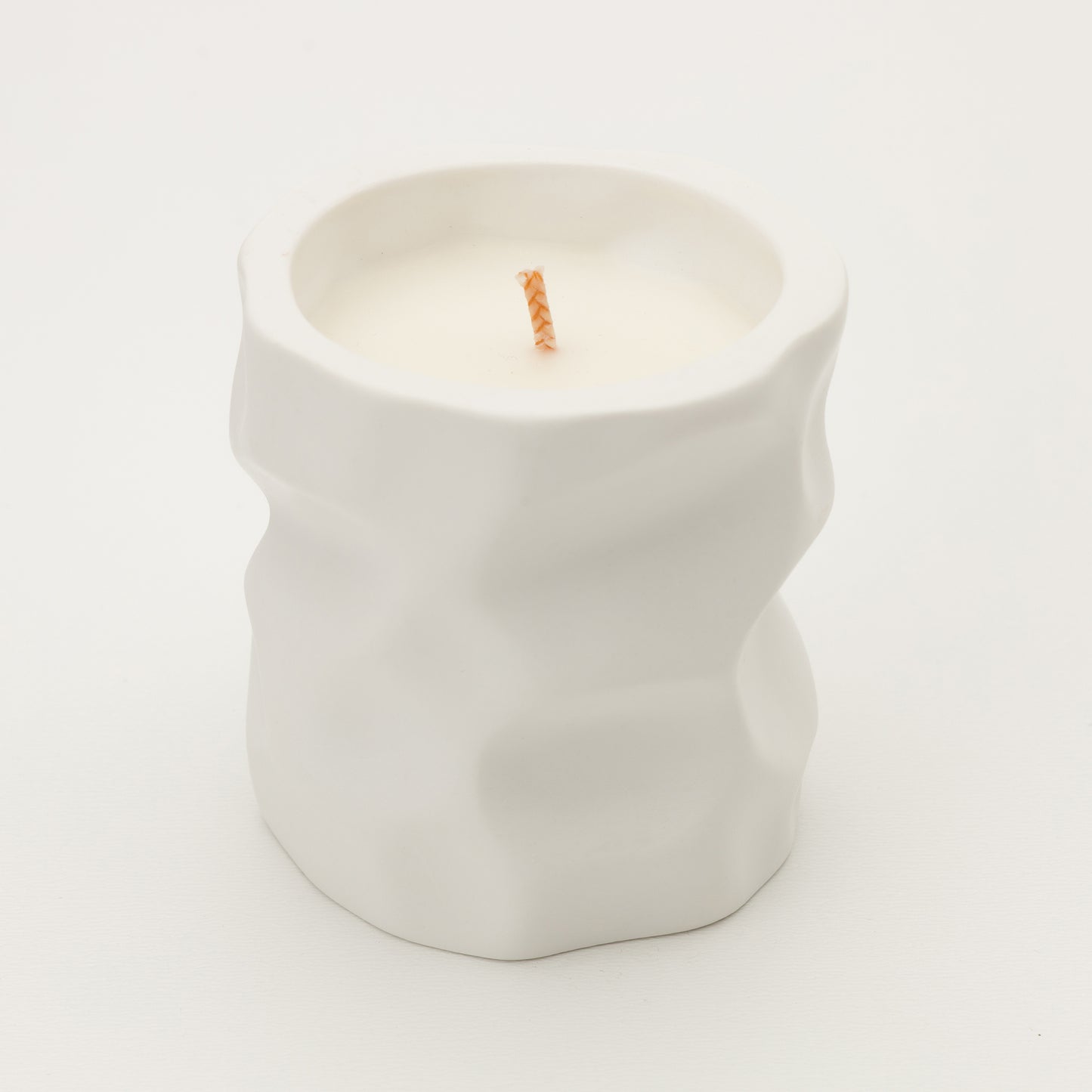 Pleated Ceramic Cups Scented Candles Soy Wax