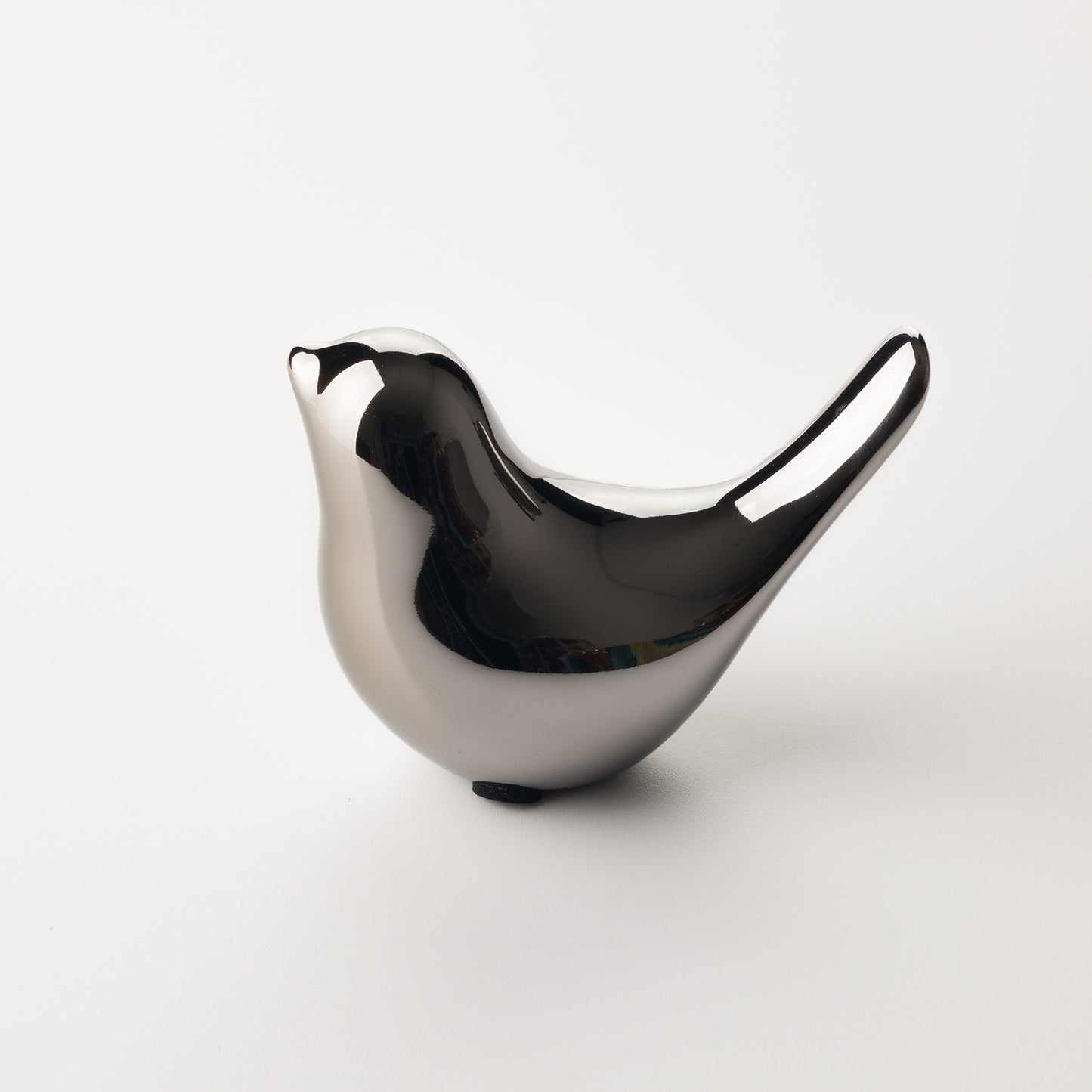 Керамична фигура „Сребърна птица“ – Nordic серия