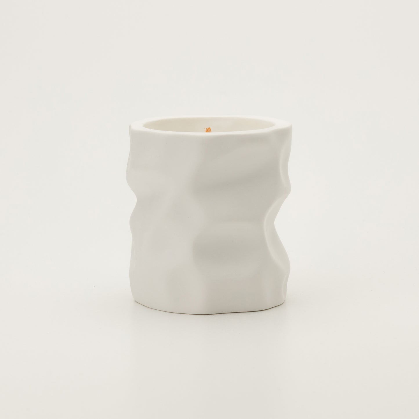 Pleated Ceramic Cups Scented Candles Soy Wax