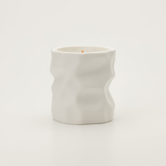 Pleated Ceramic Cups Scented Candles Soy Wax