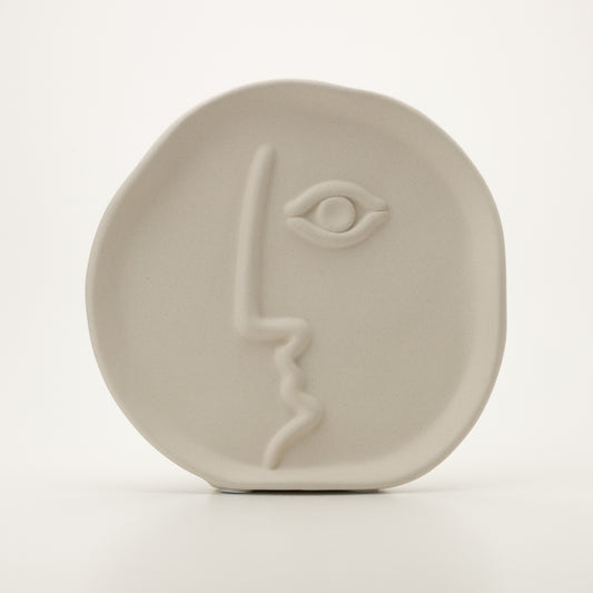 Керамична ваза „Абстрактно лице“