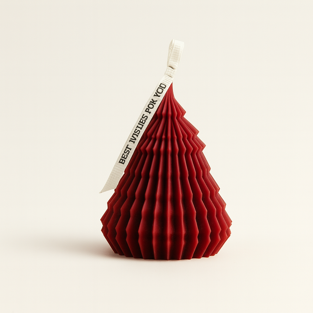 Ароматна свещ „Коледно дръвче“ – елегантна празнична декорация Детайли за продукта